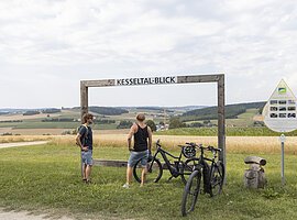 Radfahren im Kesseltal