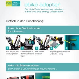 Gebrauchsanweisung ebike adapter