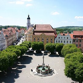 Karlsplatz in Neuburg