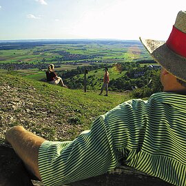 Blick vom Hesselberg