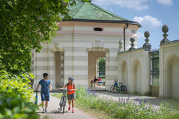 Radler im Hofgarten Eichstätt