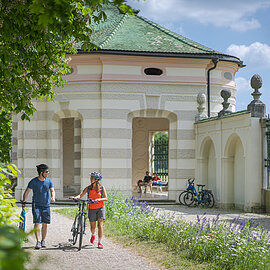 Radler im Hofgarten Eichstätt