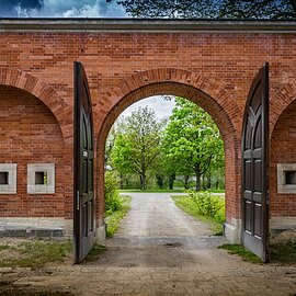 Tor zum Klenzepark Ingolstadt