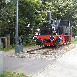 Dampflok am Bahnhof Ingolstadt